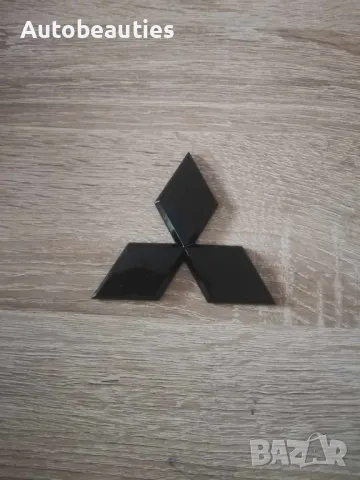 черно лого Mitsubishi 15 см, снимка 3 - Аксесоари и консумативи - 49990011