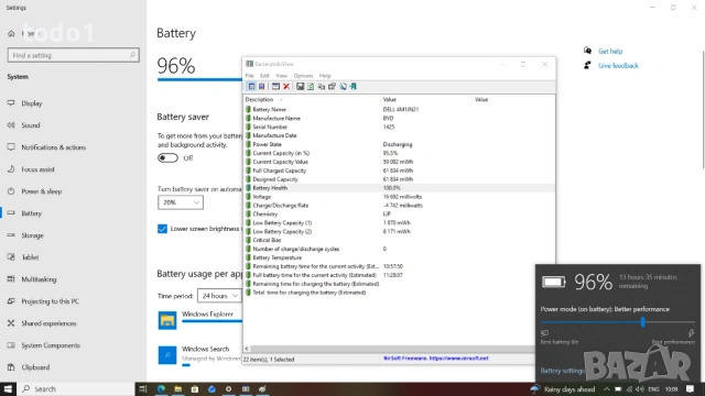 Dell Latitude 5320 FHD IPS i5-1135G7/256GB/8GB, снимка 8 - Лаптопи за работа - 53933318