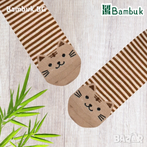 Дамски чорапи за весело настроение “Сладки животни”, снимка 6 - Други - 52577607