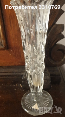 Красива кристална ваза. , снимка 1