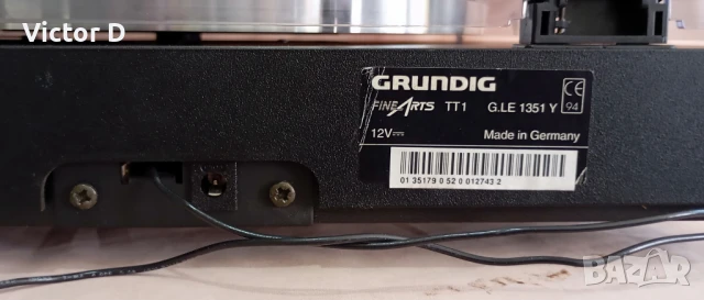  GRUNDIG FineArts TT1 - Грамофон, снимка 12 - Грамофони - 50699486