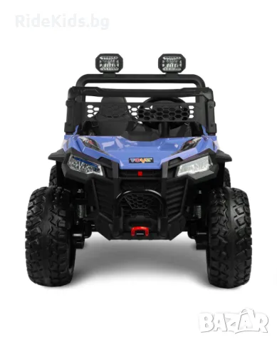 Офроуд акумулаторен автомобил BLAZE, Син– 4x4, до 35кг., с дистанционно и LED, снимка 3 - Детски велосипеди, триколки и коли - 49976055