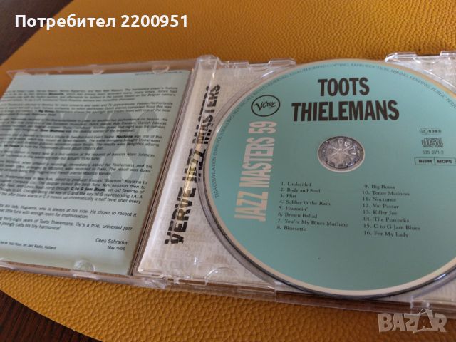 TOOTS THELEMANS, снимка 6 - CD дискове - 46124506