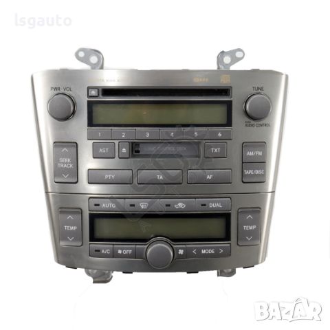 CD плеър с управление климатроник Toyota Avensis II 2003-2009 ID: 126947, снимка 1 - Части - 45956969