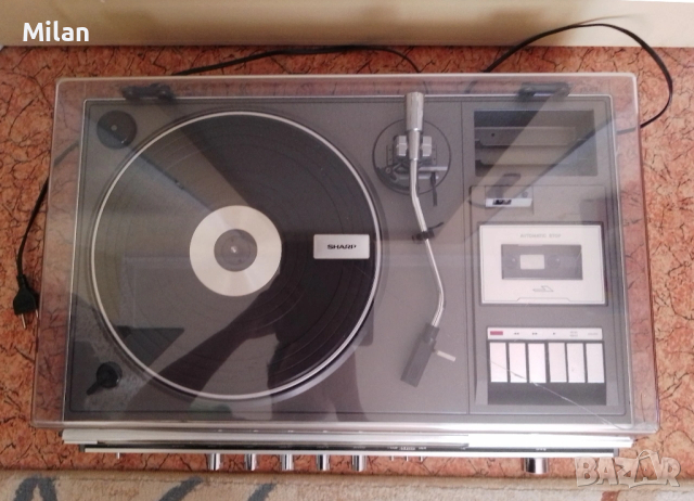 Грамофон SHARP+Радио, произведен в Япония, снимка 3 - Друга електроника - 52525520