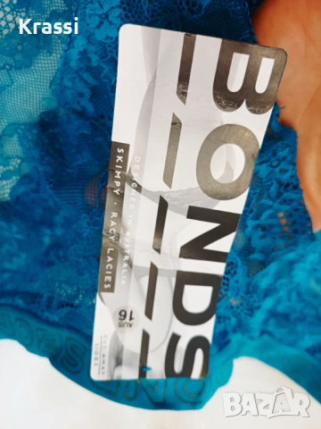 Сини бикини Bonds L/ XL нови , снимка 2 - Бельо - 53383427