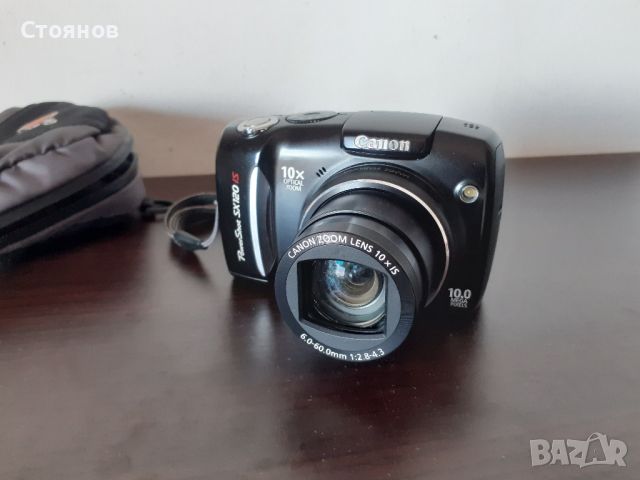 Фотоапарат Canon PowerShot SX120 IS 10.0MP Japan , снимка 3 - Фотоапарати - 46406252