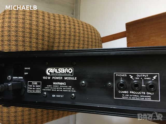 Продавам усилвател за бас китара Carlsbro Stingray 150 bass   , снимка 6 - Китари - 45480028