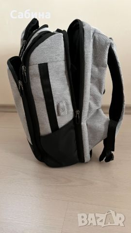 Бизнес раница r-bag Forge Grey, снимка 4 - Раници - 46588375