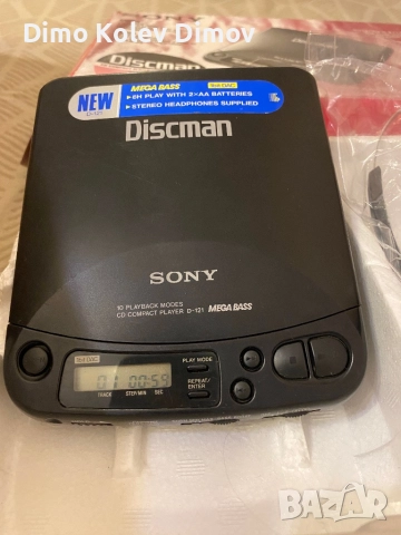 SONY Discman D 121 Boxed, снимка 5 - Аудиосистеми - 51554269