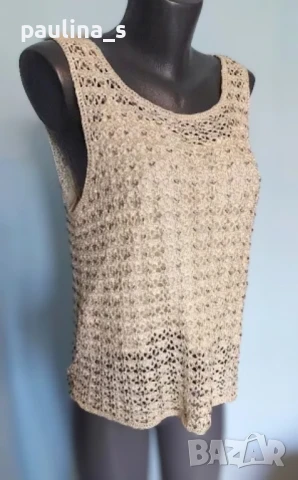 Два различни броя / Плетена на една кука туника за повод "Spiegel" и "Laura Ashley" / голям размер , снимка 10 - Туники - 28230789