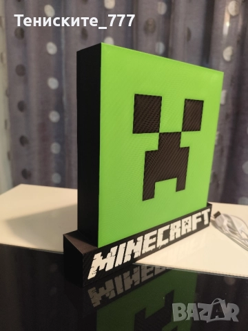 3д Maincraft лампа , снимка 3 - Настолни лампи - 51738645