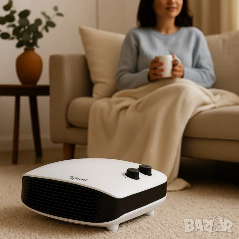 Вентилаторна печка Diplomat P7, 1800W, снимка 5 - Печки, фурни - 51850160