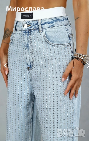 Чисто нови дънки Pause jeans, с етикет, L размер, снимка 5 - Дънки - 53781769