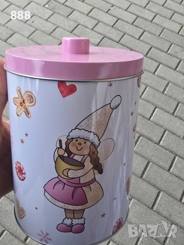 метални кутии коледни, снимка 2 - Кутии за съхранение - 40468962