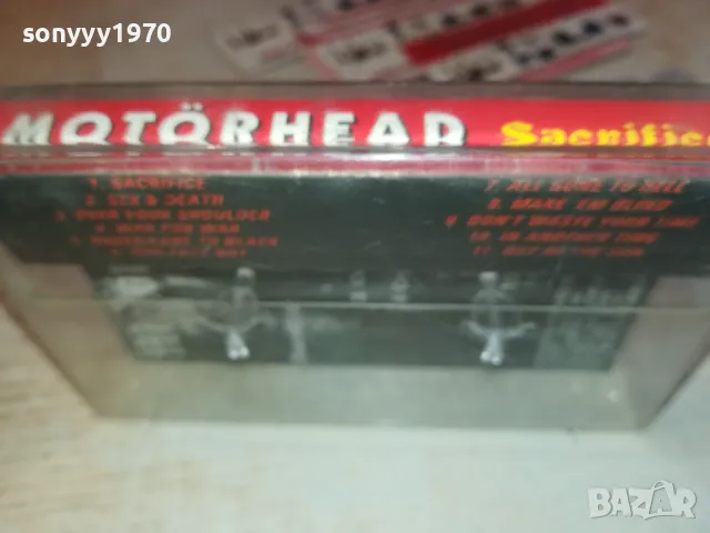 MOTORHEAD SACRIFICE-AUDIO TAPE 3012241442, снимка 4 - Аудио касети - 48498214