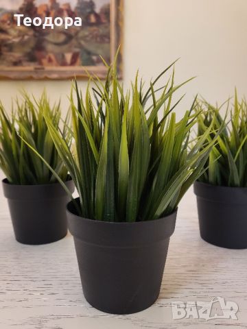 3 изкуствени  саксийни  растения, снимка 4 - Стайни растения - 45505986