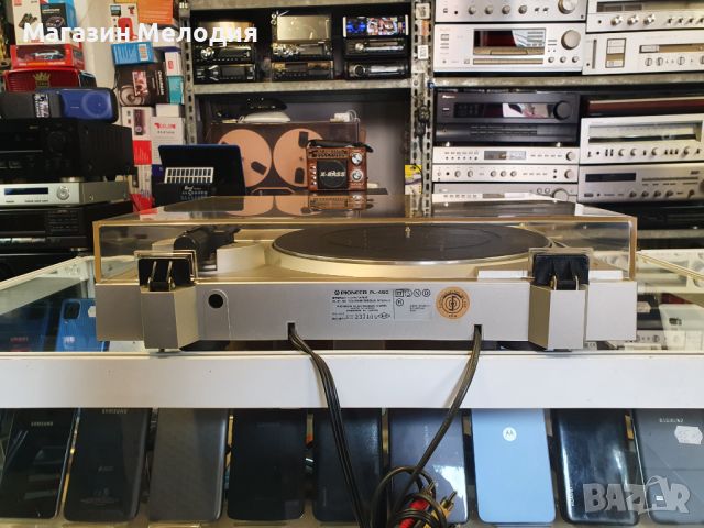 Грамофон Pioneer PL-450  В отлично техническо и визуално състояние., снимка 14 - Грамофони - 45823483