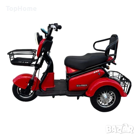  Двуместна Електрическа Триколка PUDDING 1800W, снимка 2 - Мотоциклети и мототехника - 42041292