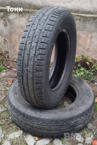 2 броя зимни гуми 195 75 16с бусови 7мм