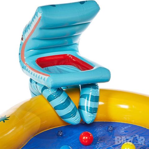 Пълно лятно забавление: Пръскащ надуваем басейн с пързалка за безкрайно удоволствие в горещите летни, снимка 6 - Басейни и аксесоари - 45733727