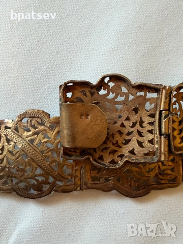 стар възрожденски колан,Сачан,Позлата, снимка 6 - Антикварни и старинни предмети - 54100505