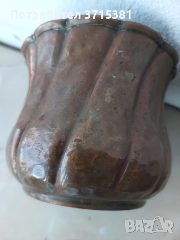 Медна кашпа , снимка 4 - Саксии и кашпи - 52108966