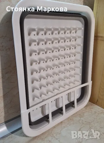 Силиконов нов сушилник за съдове, снимка 5 - Форми - 49614123