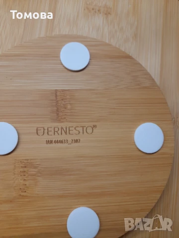 Въртящо се дървено плато за разядки и мезета, снимка 5 - Аксесоари за кухня - 50696794