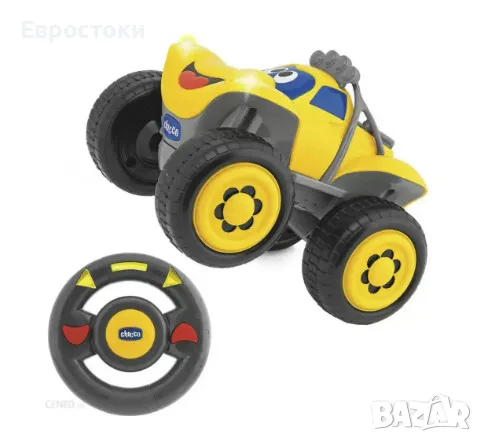 Играчка кола Chicco Billy Bigwheels с интуитивно дистанционно управление с волан, със светлини , снимка 4 - Коли, камиони, мотори, писти - 47154481