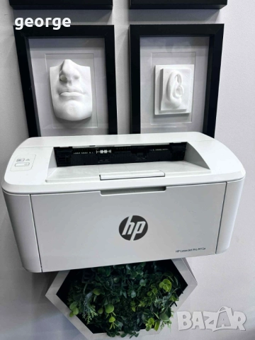 Принтер HP Лазерен принер Laser Jet Pro M15A, А4, бял