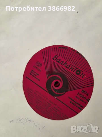 (Balkan Ton) 5 Стари Грамофонни Плочи:(Analogia de Belcanto), снимка 16 - Грамофонни плочи - 51136837