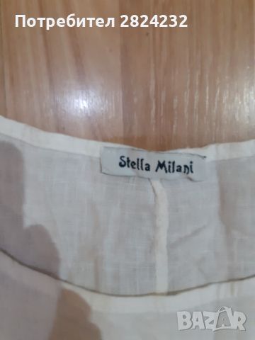Ленена рокля на Stella Milani  , снимка 2 - Рокли - 45535285