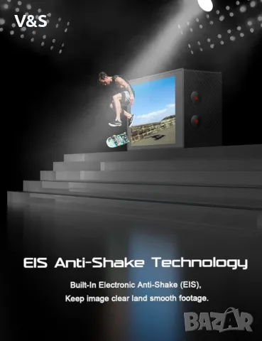 Apexcam M90 Pro EIS Екшън камера 4K 20MP WIFI за спорт 170° широкоъгълна 40M Водоустойчива с дистанц, снимка 4 - Камери - 49817258