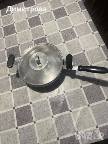 Алуминиев тиган с капак /тигани/, снимка 2 - Прибори за хранене, готвене и сервиране - 52535470