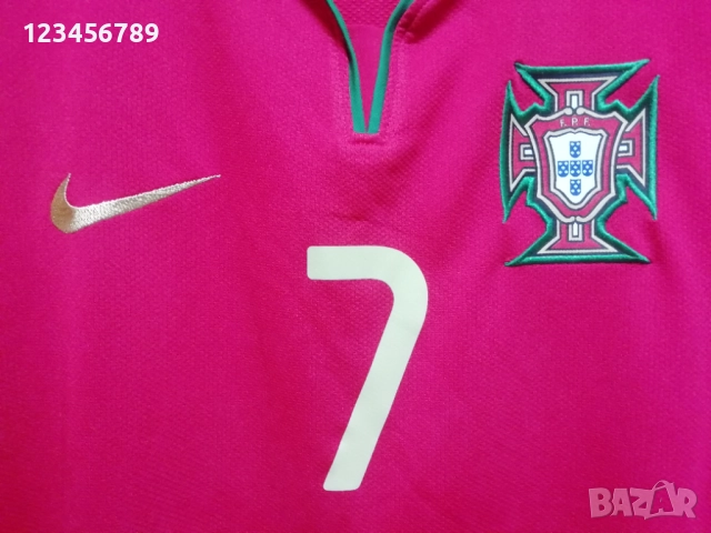 Portugal Ronaldo Nike 2008 2009 оригинална тениска фланелка Португалия екип Роналдо, снимка 4 - Тениски - 52417909
