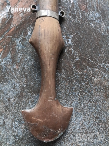 Ханджар,  боен нож с извито острие, снимка 4 - Ножове - 53309606