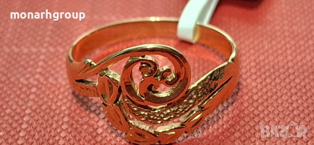 Златен пръстен, снимка 6 - Пръстени - 52879620