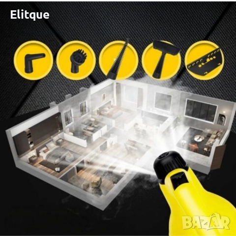 Мултифункционална ръчна парочистачка – 1000W пара за дълбоко почистване, снимка 7 - Парочистачки и Водоструйки - 52542638