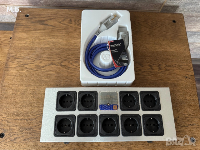 IsoTek EVO3 Corvus + кабел Premier (9 гнезда), снимка 6 - Аудиосистеми - 54292265