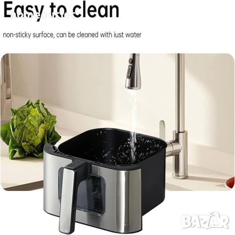 ПРОМОЦИЯ Многофункционален фритюрник за готвене с горещ въздух AIR FRYER RA620DS, снимка 3 - Фритюрници - 50972845