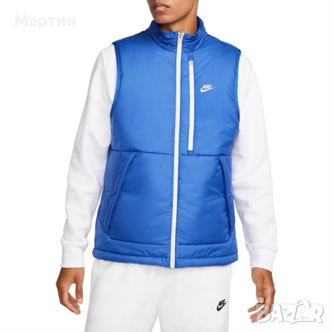 Мъжки елек Nike Therma-FIT Legacy Blue -размер S, снимка 1 - Спортни дрехи, екипи - 46201476