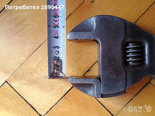 Стар американски раздвижен ключ, снимка 9 - Ключове - 53065377