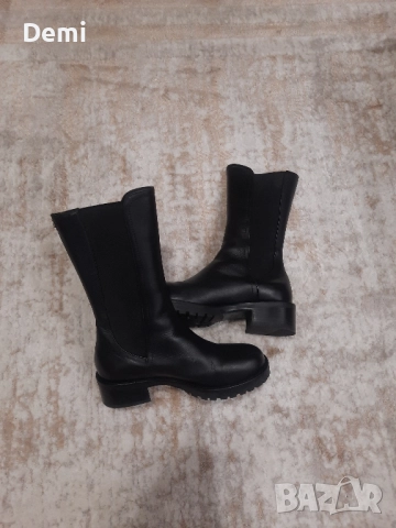Черни боти ботуши Patrizia Pepe , снимка 8 - Дамски боти - 52025307