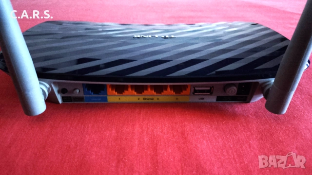 Рутер TP-Link Archer C20 AC750 Dual Band с USB порт, снимка 3 - Рутери - 53200734