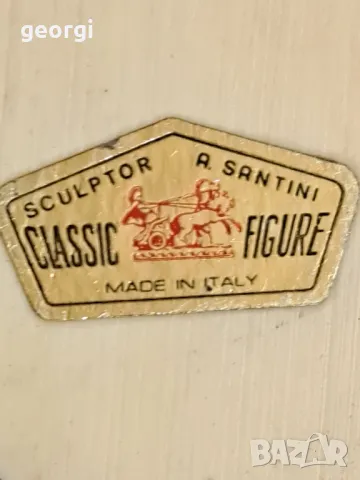 италианска статуетка кон A. Santini 25/2   , снимка 4 - Статуетки - 50035219