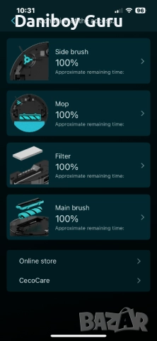 Прахосмукачка робот с моп Cecotec Conga 11090 Spin Revolution Home&Wash, снимка 8 - Прахосмукачки - 52788236