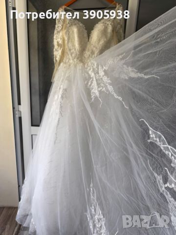 Замайваща рокля 👰💯💯💯💯, снимка 5 - Сватбени рокли - 45468200