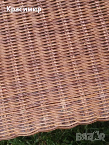 Трапезни столове, 2 бр, естествен ратан, снимка 2 - Градински мебели, декорация  - 50086526