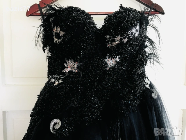 Абитуриентска рокля, р-р S, Подарък втора-по избор. Изработена по поръчка.И други рокли за повод, снимка 3 - Рокли - 54194549